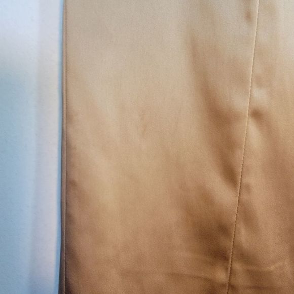 CREAM V-neck Kay Unger cocktail dress - Picture 5 of 7